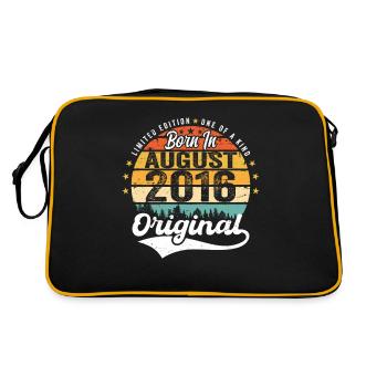 août 2016 Idées cadeaux d’anniversaire 2016 août - Sac Retro - noir/or - Dos