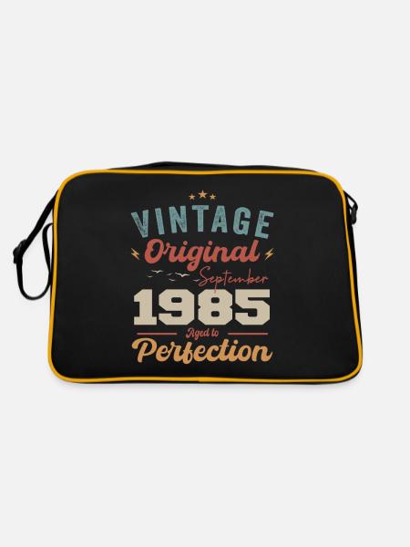 September 1985 Jubilee 1985 September Gift - Retro Bag - black/gold - Back
