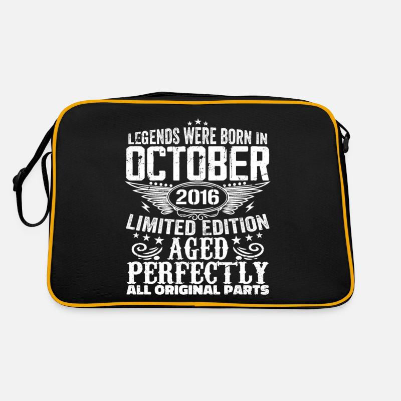 Legenden werden im Oktober 2016 geboren - 2016 Retro Tasche