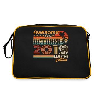 Millésime d’octobre 2019 - Octobre 2019 - Sac Retro - noir/or - Dos