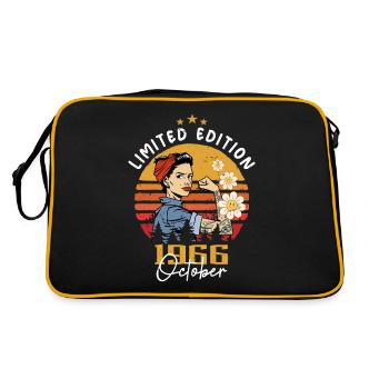 Octobre 1966 Naissance | Octobre 1966 - Sac Retro - noir/or - Dos