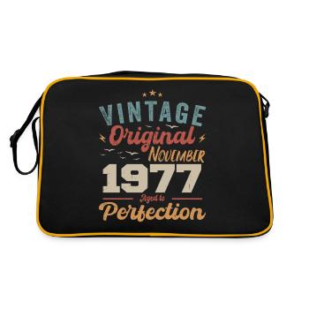 Légendaire depuis novembre 1977 - 1977 - Sac Retro - noir/or - Dos