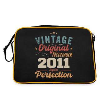Legendary since November 2011 - 2011 - Retro Bag - black/gold - Back