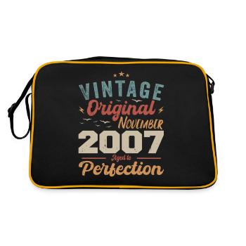Legendary since November 2007 - 2007 - Retro Bag - black/gold - Back