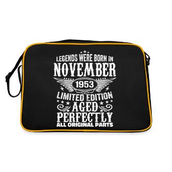 Legendary since November 1953 - 1953 November - Retro Bag - black/gold - Back
