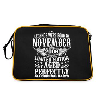 Légendaire depuis novembre 2006 - novembre 2006 - Sac Retro - noir/or - Dos