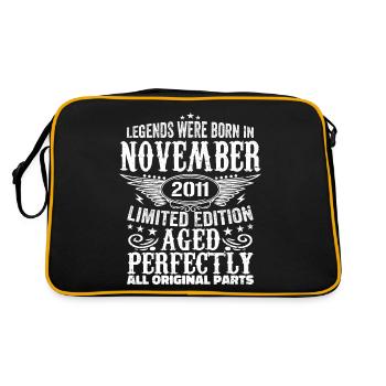 Legendary since November 2011 - 2011 November - Retro Bag - black/gold - Back