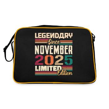 Legendary since November 2025 - Gift 2025 - Retro Bag - black/gold - Back