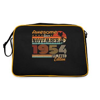 Une légende est née en novembre 1954 - 1954 - Sac Retro - noir/or - Dos