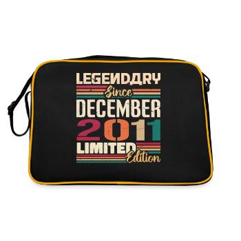 Legendary since December 2011 Vintage December 2011 - Retro Bag - black/gold - Back