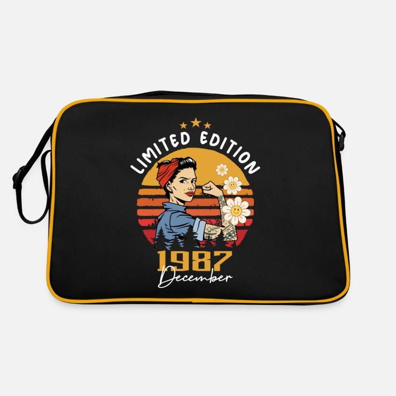 December 1987 Birthday Present December 1987 Retro Bag