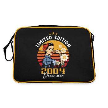 Décembre 2004 Cadeau d’anniversaire Décembre 2004 - Sac Retro - noir/or - Dos