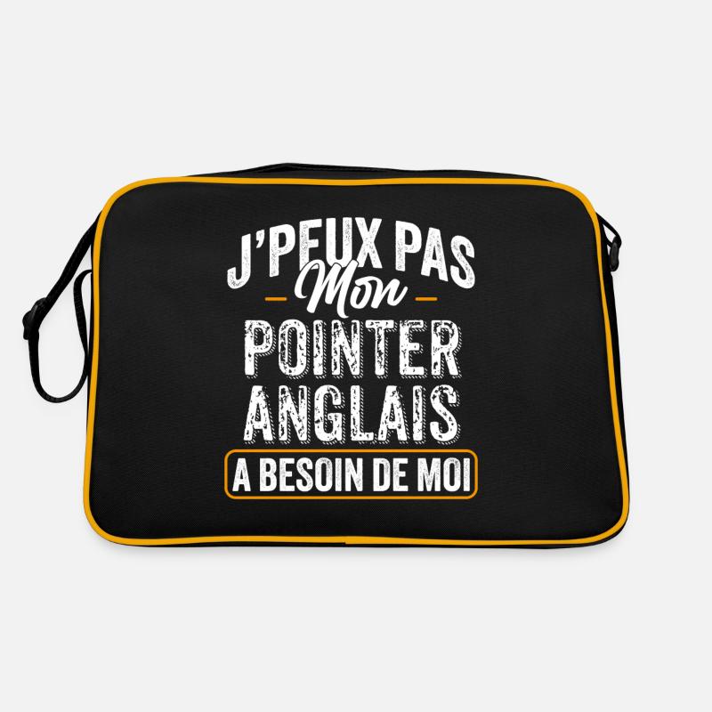 J'Peux Pas Mon Pointer Anglais A Besoin De Moi Sac Retro
