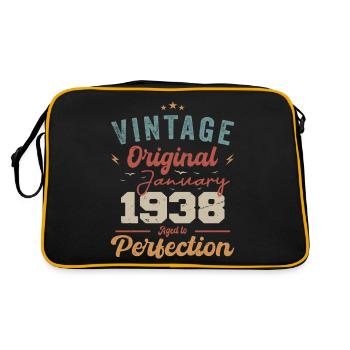 January 1938 Legend for 86 years - Retro Bag - black/gold - Back
