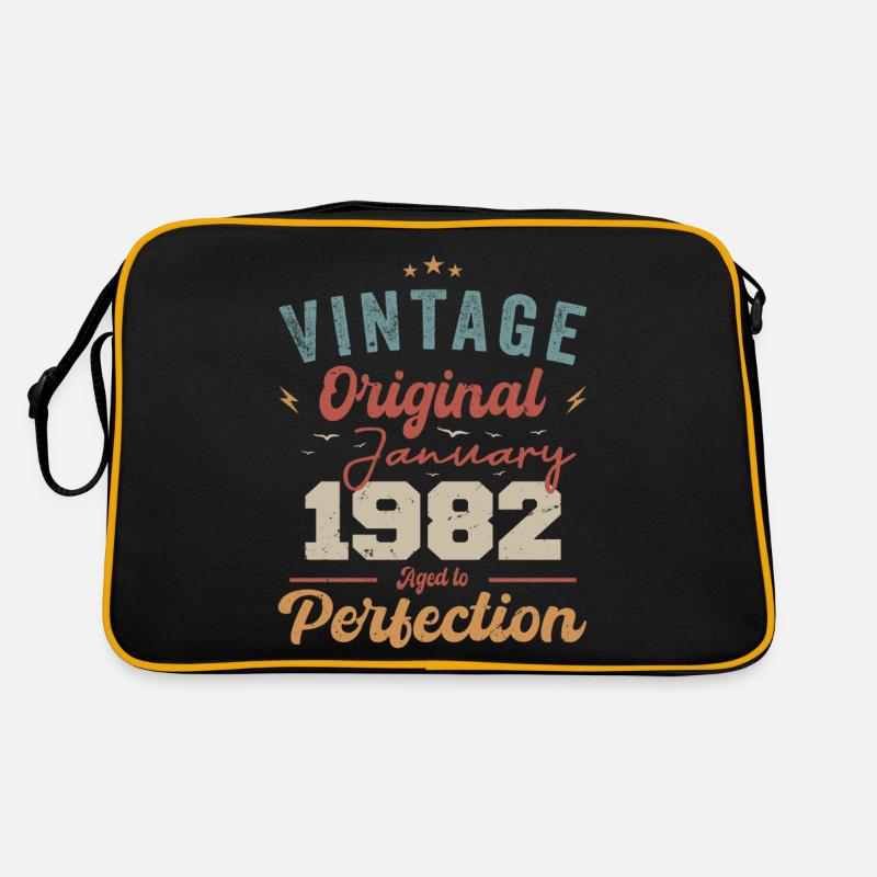 Januar 1982 Legende seit 42 Jahren Retro Tasche