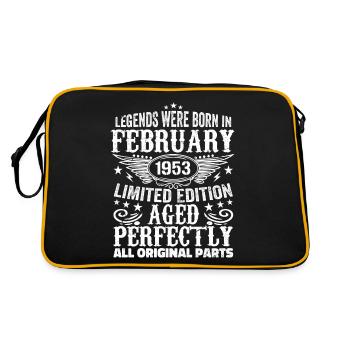 Légendaire depuis février 1953 - 71 ans - Sac Retro - noir/or - Dos