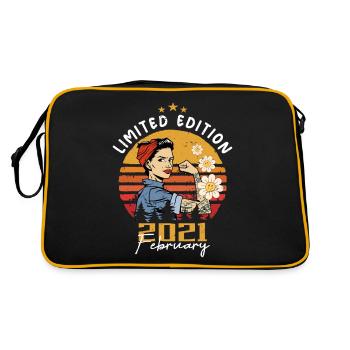 3 years old - Born in February 2021 - Retro Bag - black/gold - Back