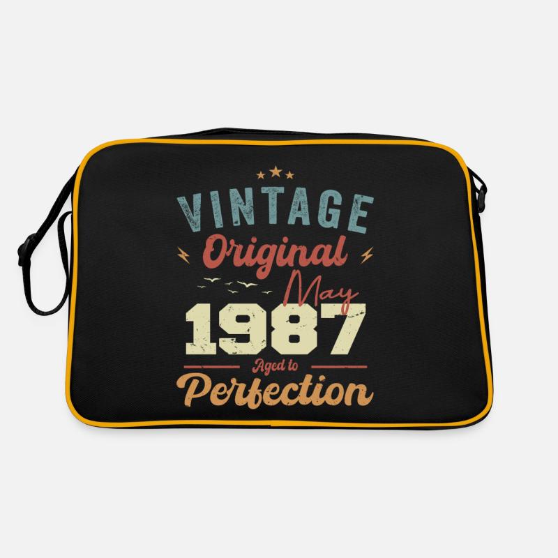 May 1987 Birthday May 1987 Gift May 1987 Retro Bag