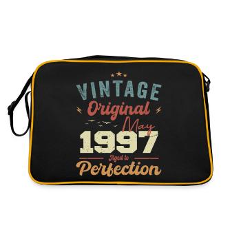 Mai 1997 Anniversaire Mai 1997 Cadeau Mai 1997 - Sac Retro - noir/or - Dos