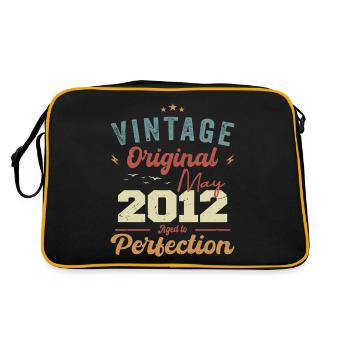 May 2012 Birthday May 2012 Gift May 2012 - Retro Bag - black/gold - Back