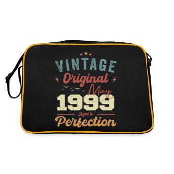 May 1999 Birthday May 1999 Gift May 1999 - Retro Bag - black/gold - Back