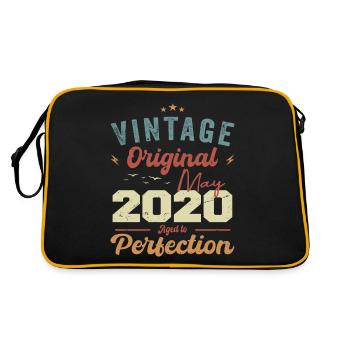 May 2020 Birthday May 2020 Gift May 2020 - Retro Bag - black/gold - Back
