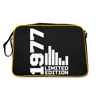 Vintage 1977 Birthday Gift 1977 Year 1977 - Retro Bag - black/gold - Back