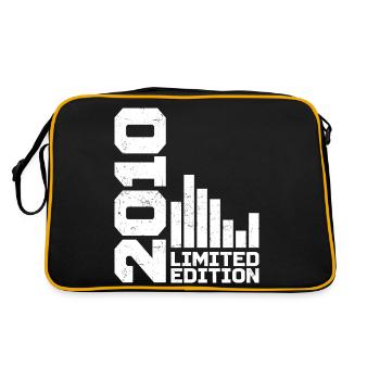 Vintage 2010 Birthday Gift 2010 Year 2010 - Retro Bag - black/gold - Back