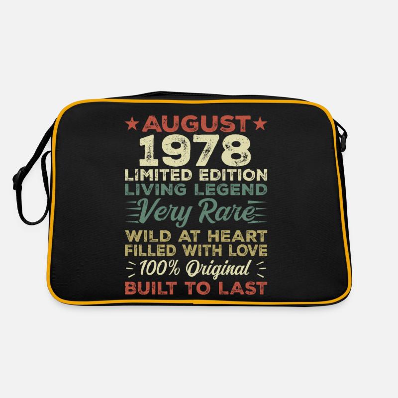 Août 1978 - Idée cadeau pour Août 1978 - 1978 Sac Retro