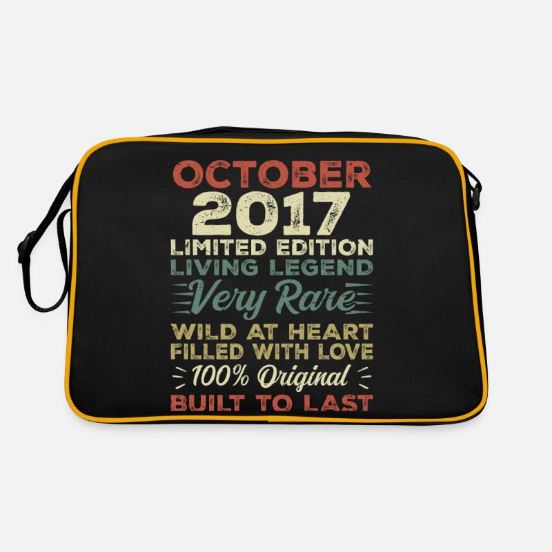 2017 Octobre 2017 anniversaire Octobre 2017 Original Sac Retro