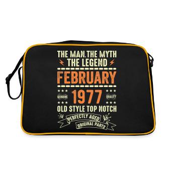 February 1977 - February 1977 Anniversary February 1977 - Retro Bag - black/gold - Back