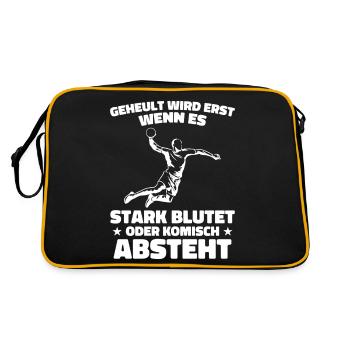 Amateurs de handball Joueurs de sport de handball - Sac Retro - noir/or - Dos