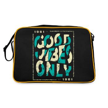 1961 Birthday 1961 Vintage 1961 Gift 1961 - Retro Bag - black/gold - Back