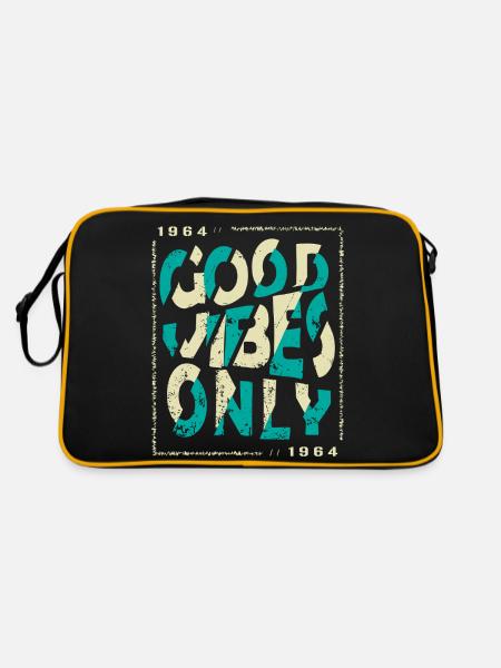 1964 Birthday 1964 Vintage 1964 Gift 1964 - Retro Bag - black/gold - Back