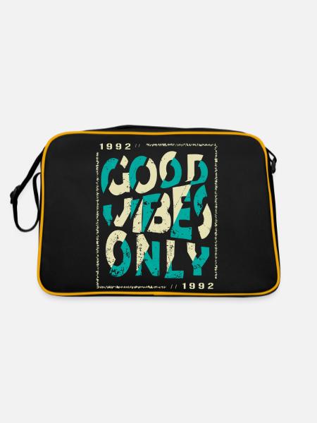 1992 Geburtstag 1992 Jahrgang 1992 Geschenk 1992 - Retro Tasche - Schwarz/Gold - Hinten