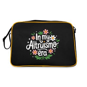 Altruismo Selfless Giving Giving School Spirit - Retro Bag - black/gold - Back