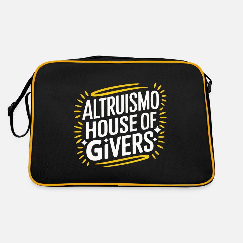 Altruisme Don désintéressé Donner d’école Sac Retro