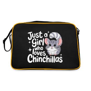 Chinchilla Souris Chinchillas - Sac Retro - noir/or - Dos