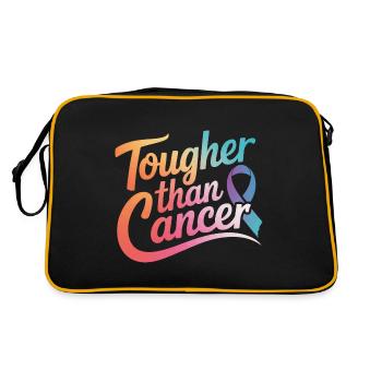 Sensibilisation au cancer Cancer Cancer du sein - Sac Retro - noir/or - Dos