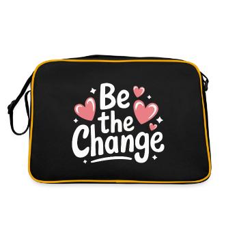 Altruismo Selfless Giving Giving School Spirit - Retro Bag - black/gold - Back