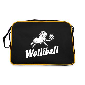 Volley-ball Volley-ball de plage Sports Joueurs de volley-ball - Sac Retro - noir/or - Dos