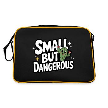 Cactus Cacti Desert Plant - Retro Bag - black/gold - Back