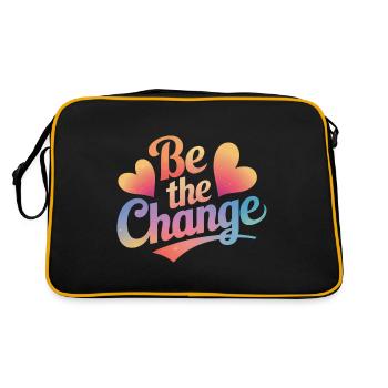 Altruismo Selfless Giving Giving School Spirit - Retro Bag - black/gold - Back