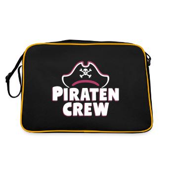 Pirate Carnaval Carnaval Déguisement - Sac Retro - noir/or - Dos