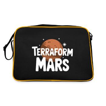 Mars Planète Planète Système Solaire - Sac Retro - noir/or - Dos
