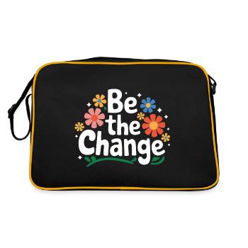Altruismo Selfless Giving Giving School Spirit - Retro Bag - black/gold - Back