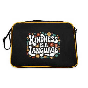Altruismo Selfless Giving Giving School Spirit - Retro Bag - black/gold - Back