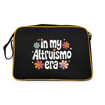 Altruismo Selfless Giving Giving School Spirit - Retro Bag - black/gold - Back