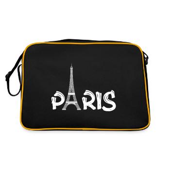 PARIS - Sac Retro - noir/or - Dos