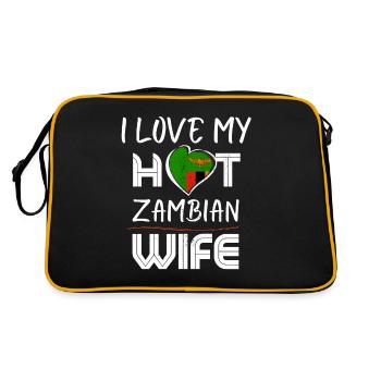 C’est drôle que j’aime mon mari zambien chaud - Sac Retro - noir/or - Dos